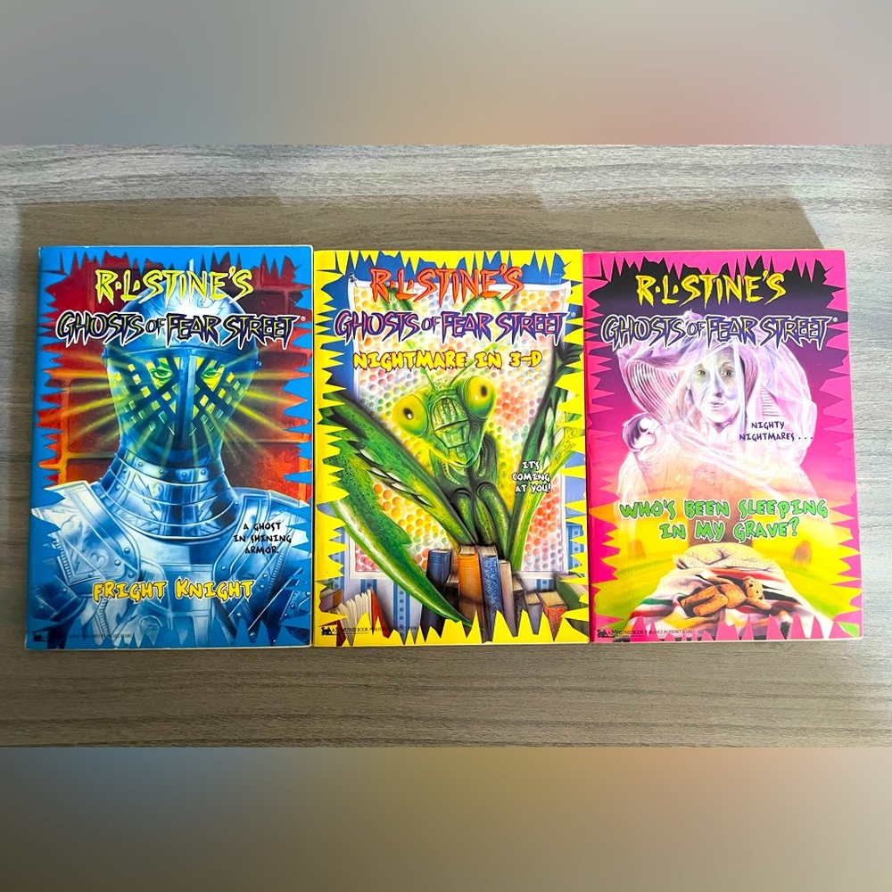 Lot of 3 R.L. Stine Ghosts of Fear Street Books – 2, 4, and 7